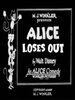 Alice Loses Out