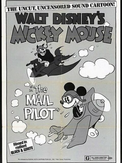 Mickey postier du ciel