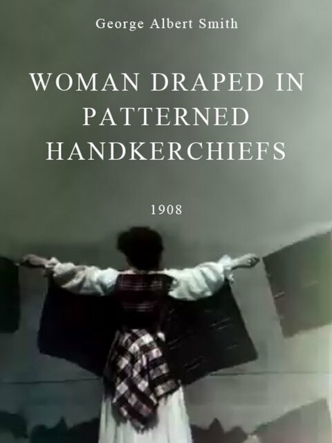 Woman Draped in Patterned Handkerchiefs