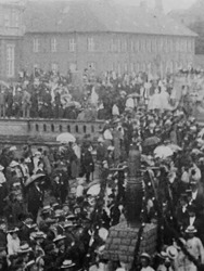 Haandværkeroptog fra Christiansborg 1904