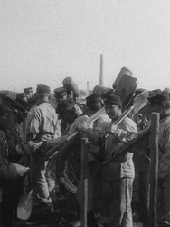 Engineer Corps Preparing for Explosions