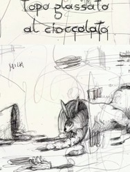 Topo glassato al cioccolato